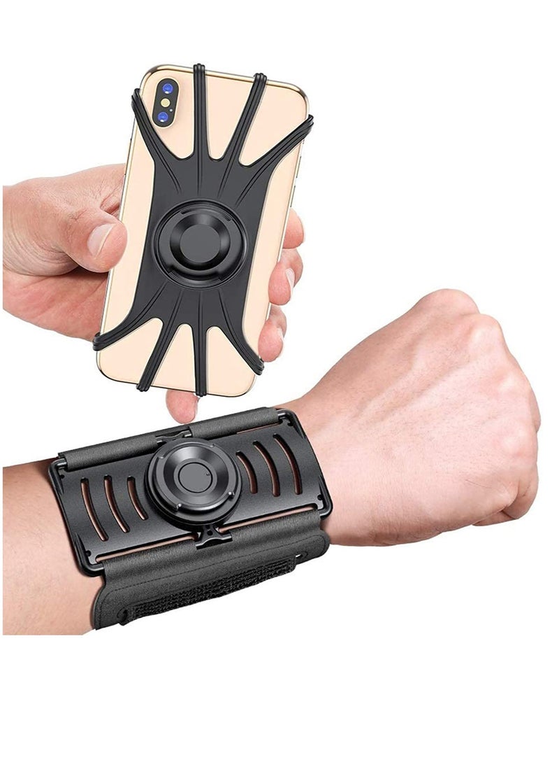 Running Armband 360° Rotatable Wristband Mobile Phone Holder for Jogging (iPhone 11 Pro Max,/11/Xs/X/8 Plus/7/6, Galaxy S20/S10/S10e/S9, Android Works Well)