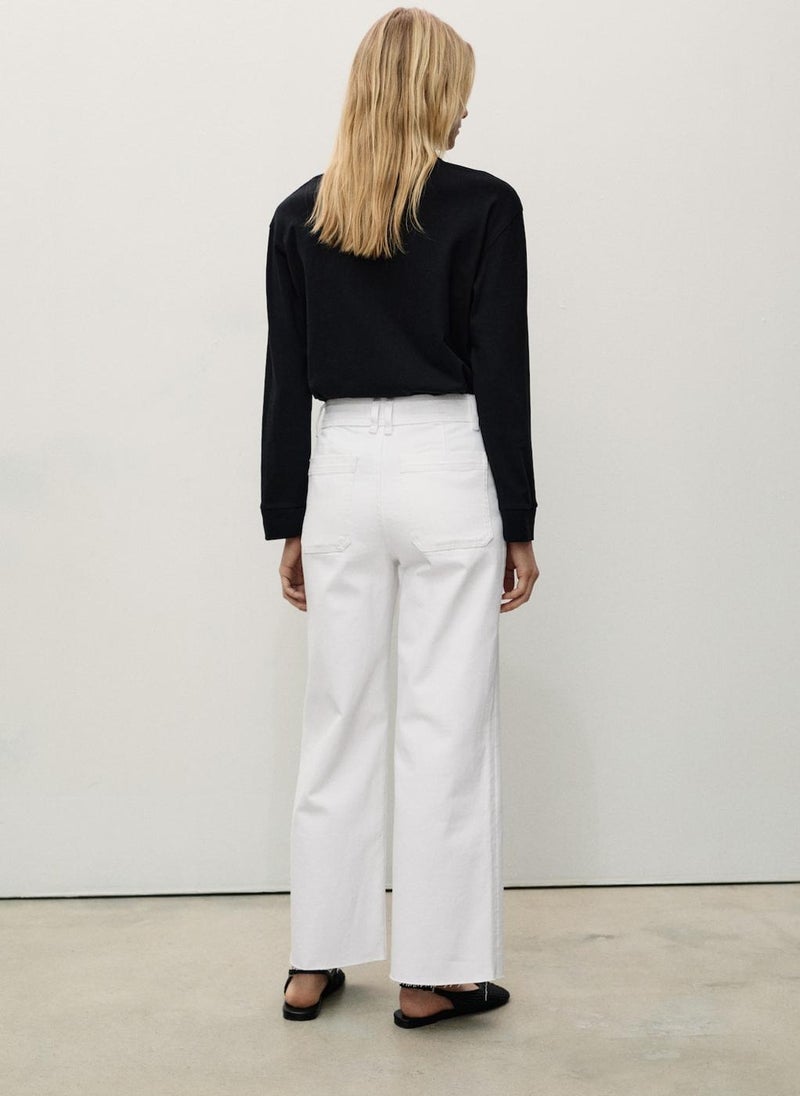 Catherin Culotte High-Rise Jeans