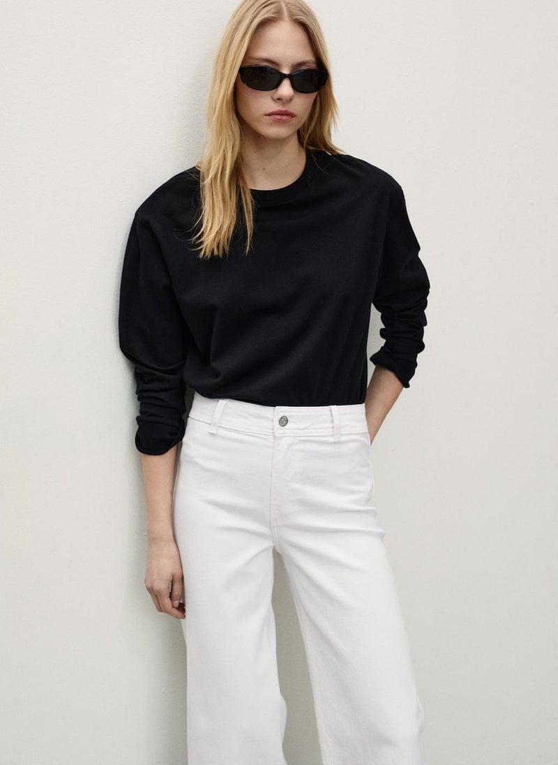 Catherin Culotte High-Rise Jeans