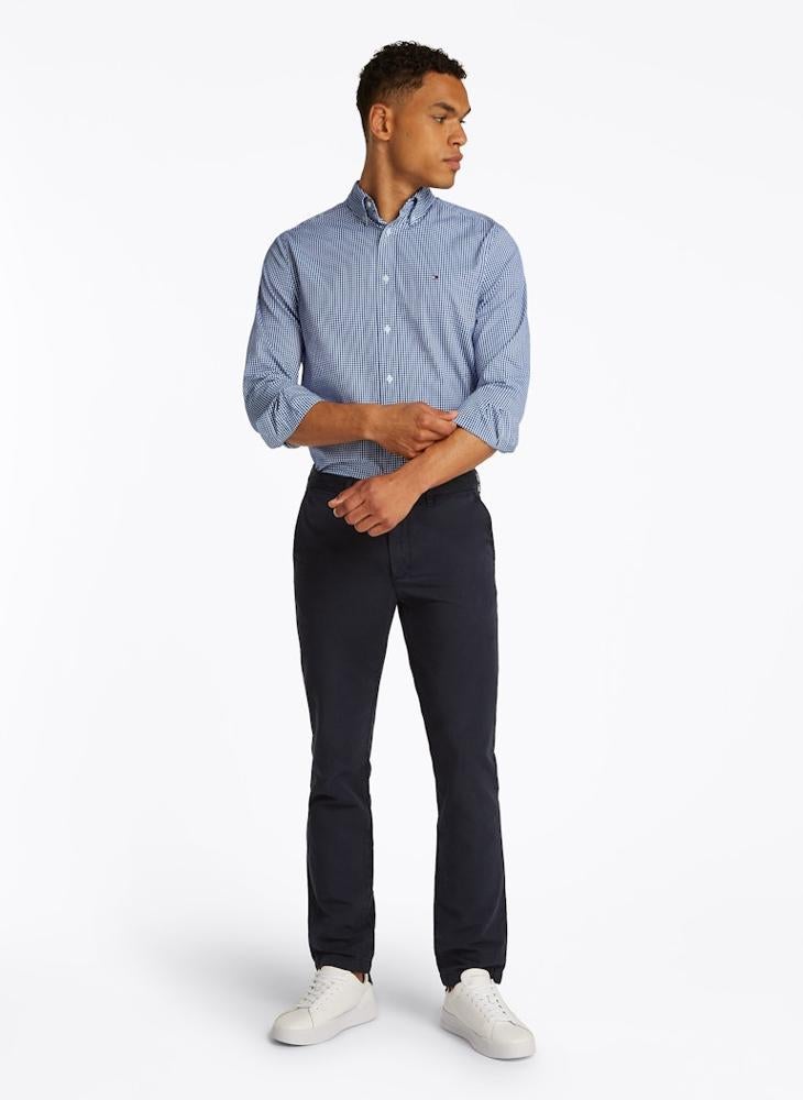 Regular Fit Flex Cotton Poplin Gingham Shirt