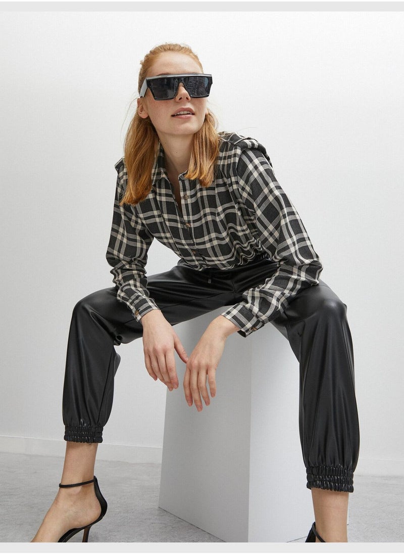 Shoulder Pad Check Shirt