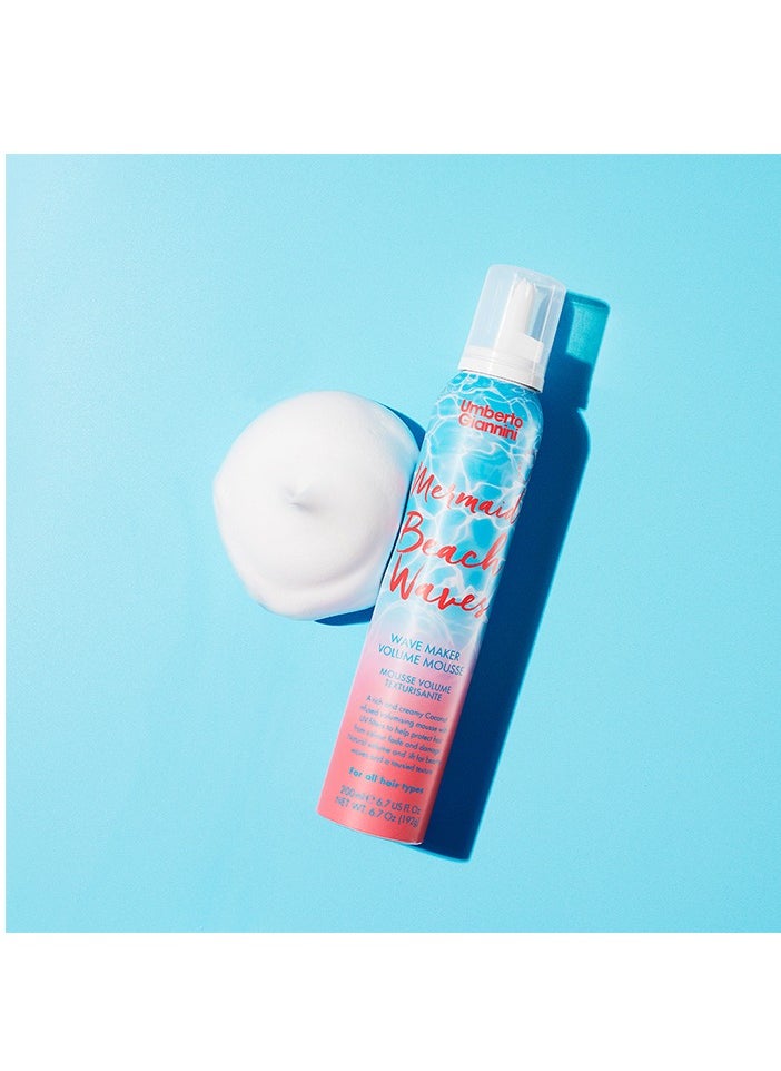 Mermaid Beach Waves Wave Maker Volume Mousse 200ml
