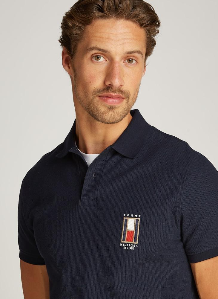 Graphic Short Sleeve Polo Shirt