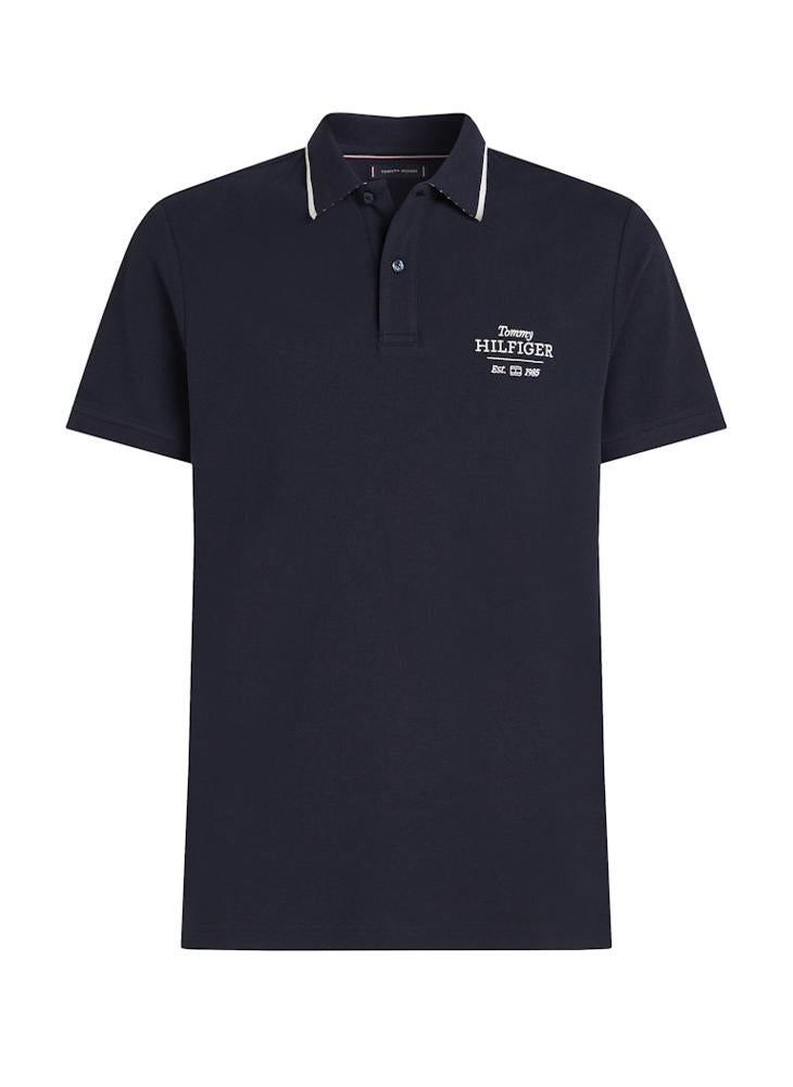 Graphic Short Sleeve Polo Shirt