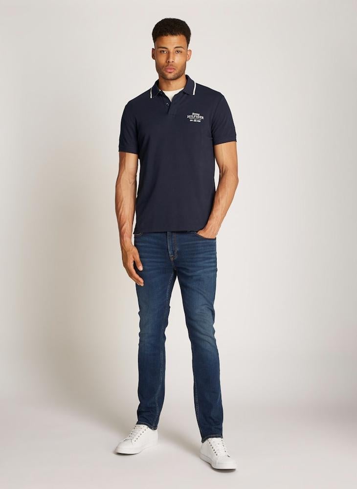 Graphic Short Sleeve Polo Shirt