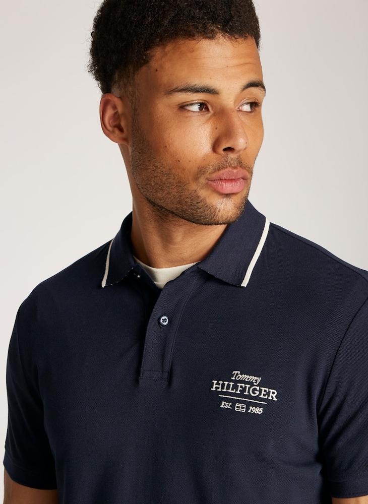 Graphic Short Sleeve Polo Shirt