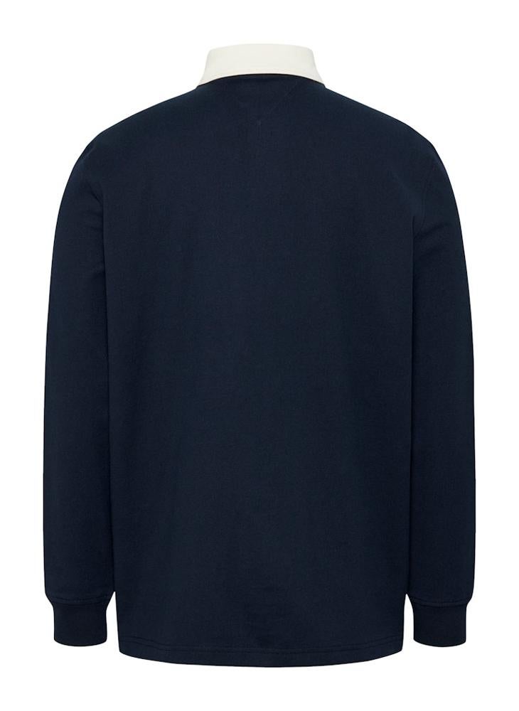 Graphic Logo Longsleeve Polo Shirt