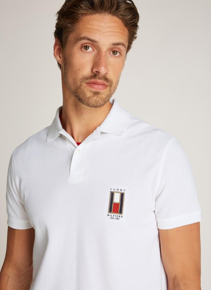 Graphic Short Sleeve Polo Shirt