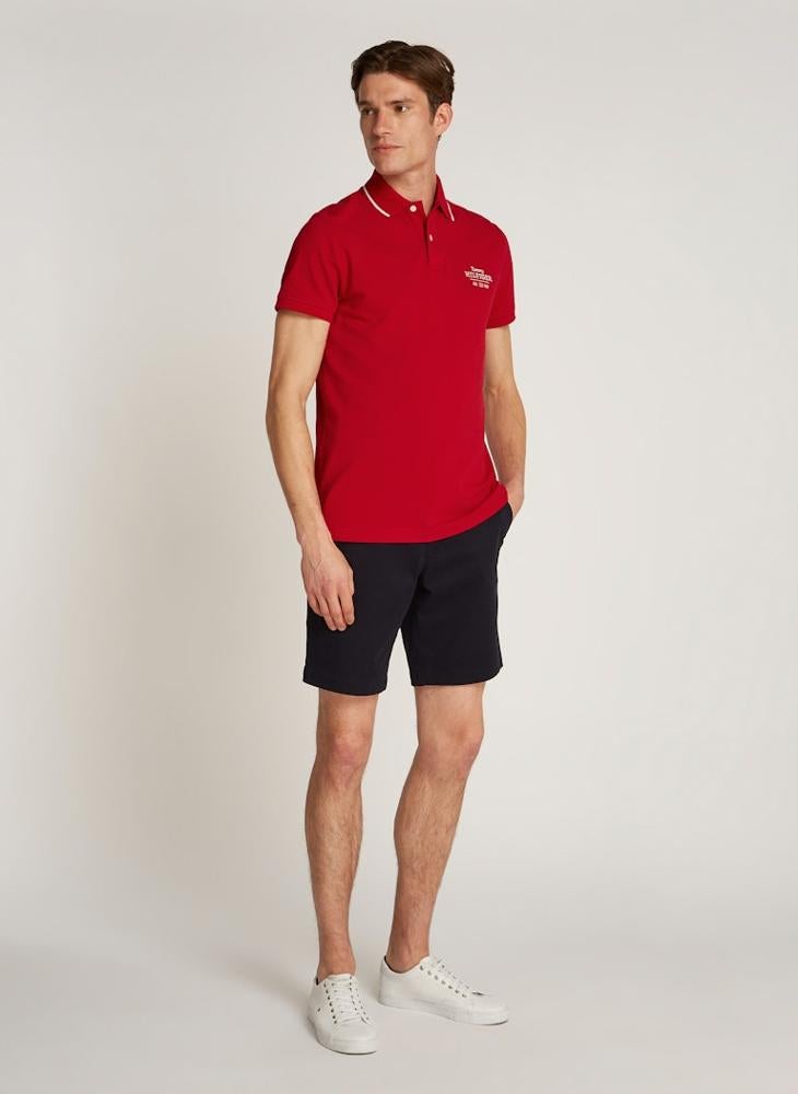 Graphic Short Sleeve Polo Shirt