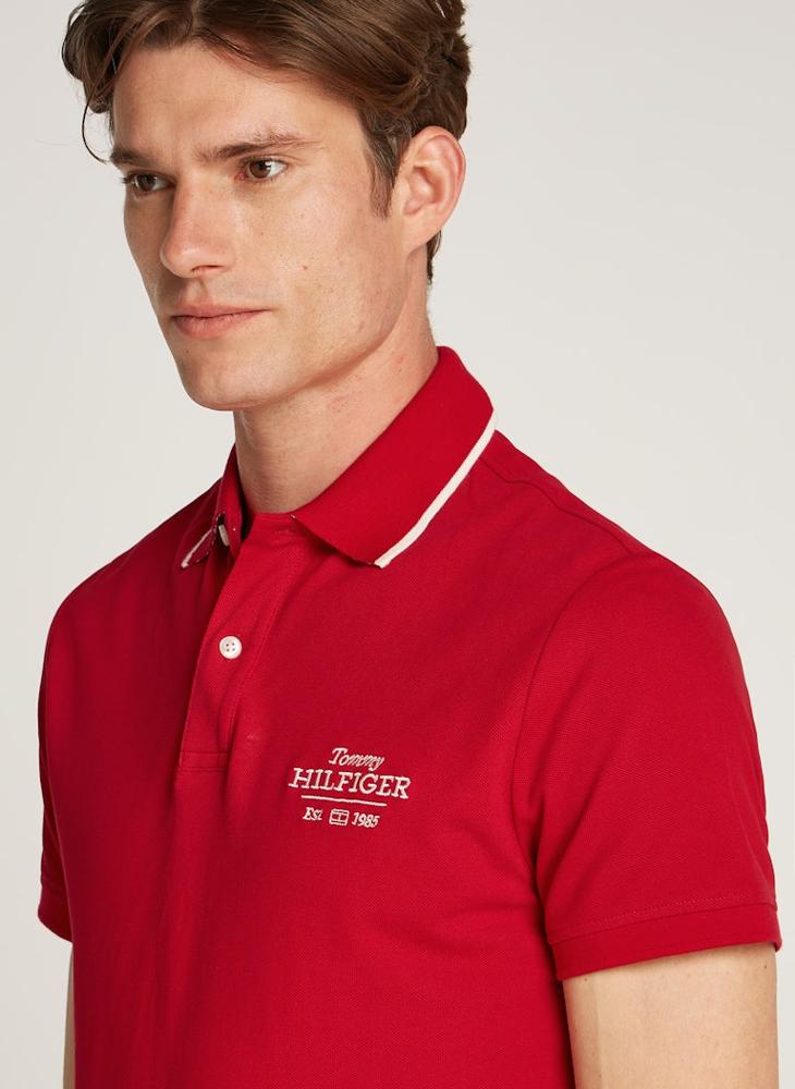 Graphic Short Sleeve Polo Shirt