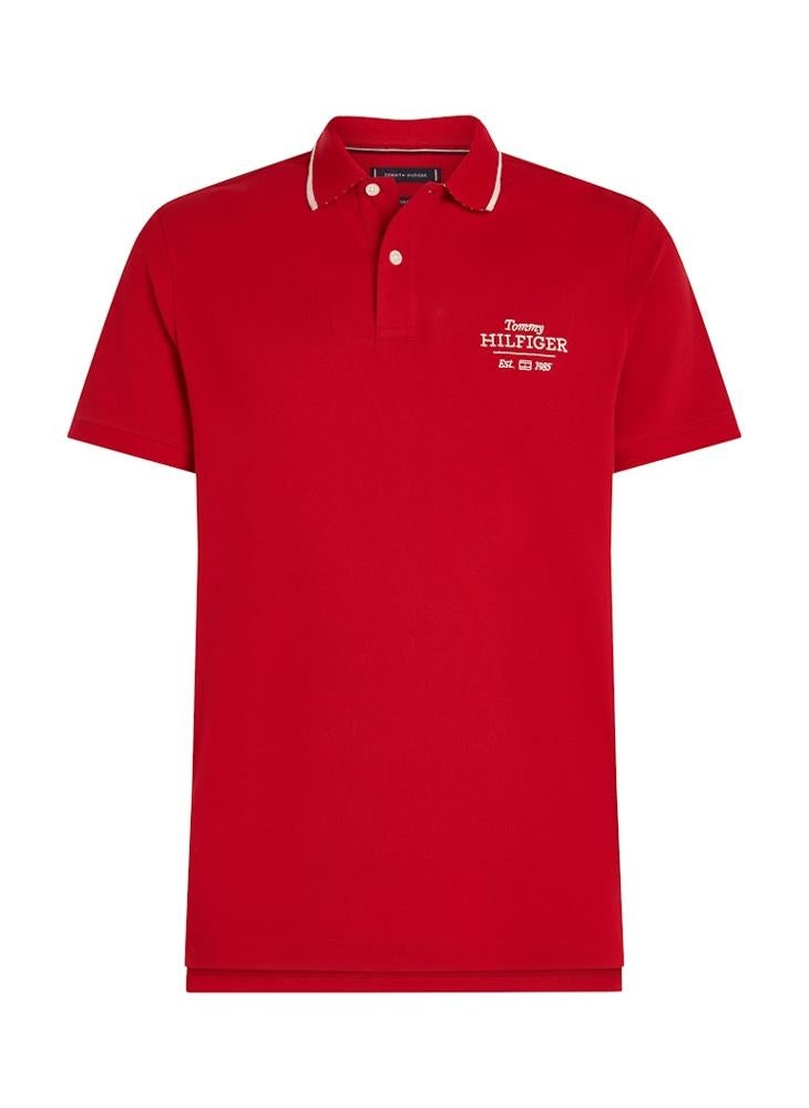 Graphic Short Sleeve Polo Shirt