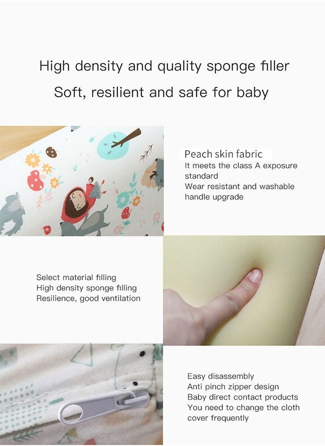 Bed Bumper for Toddlers, Foam Bed Rail for Toddlers, Toddler Bed Rail Bumper, Soft Safety Bed Guard Rail for Kids, Bed Side Rail for Twin, Full, Queen & King Beds (2M)