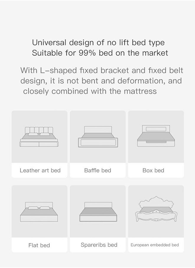 Bed Bumper for Toddlers, Foam Bed Rail for Toddlers, Toddler Bed Rail Bumper, Soft Safety Bed Guard Rail for Kids, Bed Side Rail for Twin, Full, Queen & King Beds (1.8M)