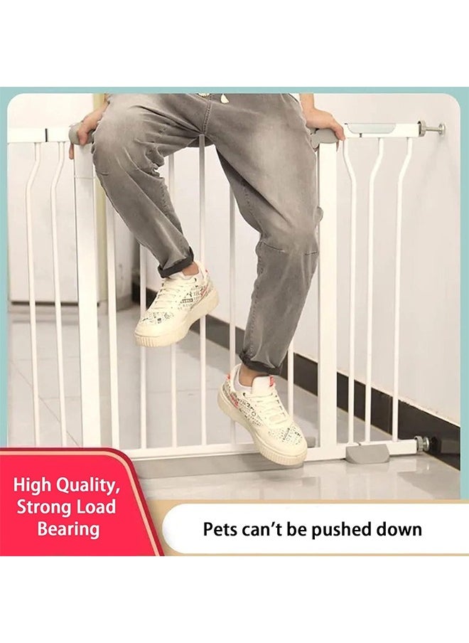 Auto Close Safety Baby Gate，Stair Guardrail Child Safety Gate Fence Baby Gate Fence Guardrail Baby Gate Fence Pet Kitchen Railing