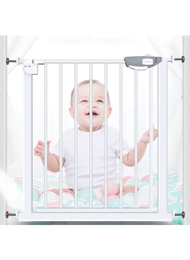 Auto Close Safety Baby Gate，Stair Guardrail Child Safety Gate Fence Baby Gate Fence Guardrail Baby Gate Fence Pet Kitchen Railing