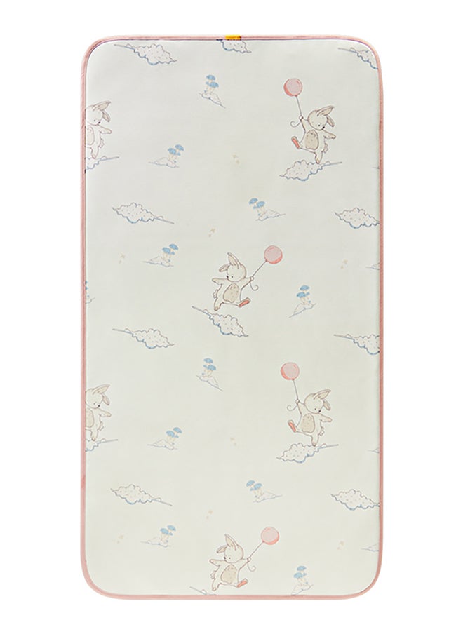 Babycare - Cooling Silk, Baby Sleeping Mat Moon Yellow , baby mattresses, baby coolers, breathable summer sleeping mats for babies, can be used in both directions.