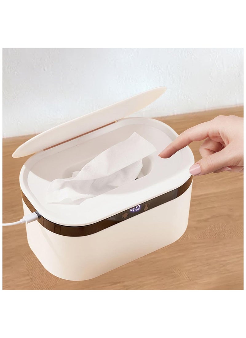 Wipe Warmer and Wet Wipes Dispenser Wet Wipe Machine Thermostat Wipes Heater Diaper Wipe Warmer for Travel Kids