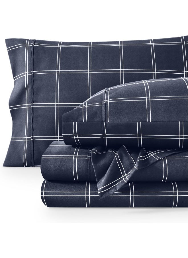 Bare Home Queen Sheet Set - Luxury 1800 Ultra-Soft Microfiber Queen Bed Sheets - Double Brushed - Deep Pockets - Easy Fit - 4 Piece Set