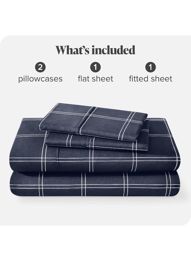 Bare Home Queen Sheet Set - Luxury 1800 Ultra-Soft Microfiber Queen Bed Sheets - Double Brushed - Deep Pockets - Easy Fit - 4 Piece Set