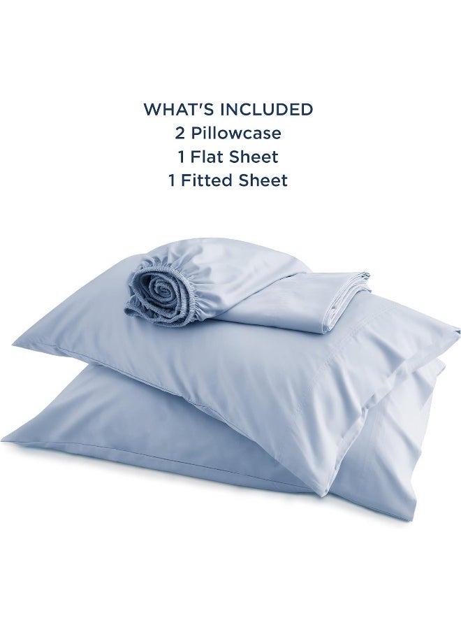 Bedsure Queen Sheets, Rayon Derived from Bamboo, Queen Cooling Sheet Set, Deep Pocket Up to 16