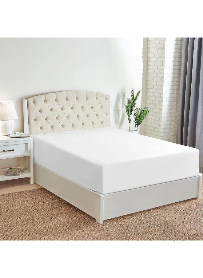 Mellanni Extra Deep Pocket Queen Fitted Sheet - Cooling Sheets up to 21