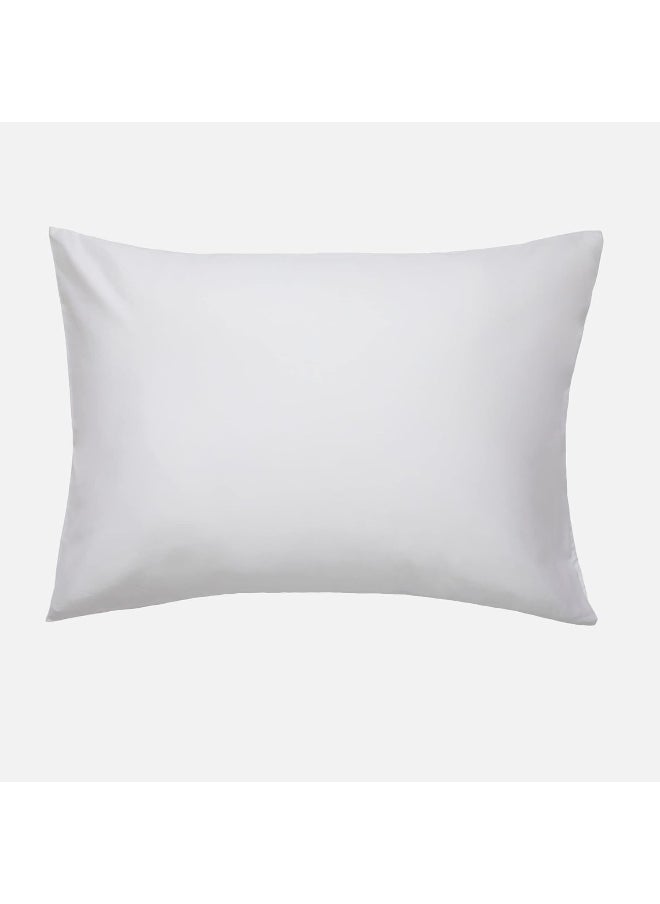 Brooklinen Luxury Percale Pillowcases - Set of 2, Standard Size in White - 100% Long Staple Cotton with Envelope Closure