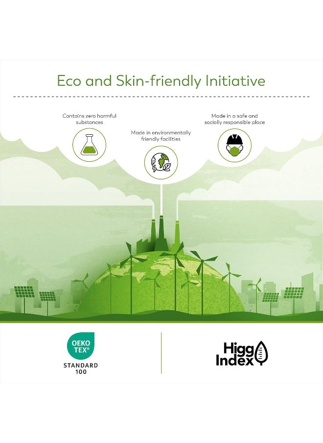 1200 Thread Count Queen Size Sheets Set Light Gray, Ultra Soft Cotton Rich Easy Care Sateen Bed Sheet, Moisture Wicking Deep Pocket Sheets (1 Flat Sheet, 1 Fitted Sheet & 2 Pillowcases)