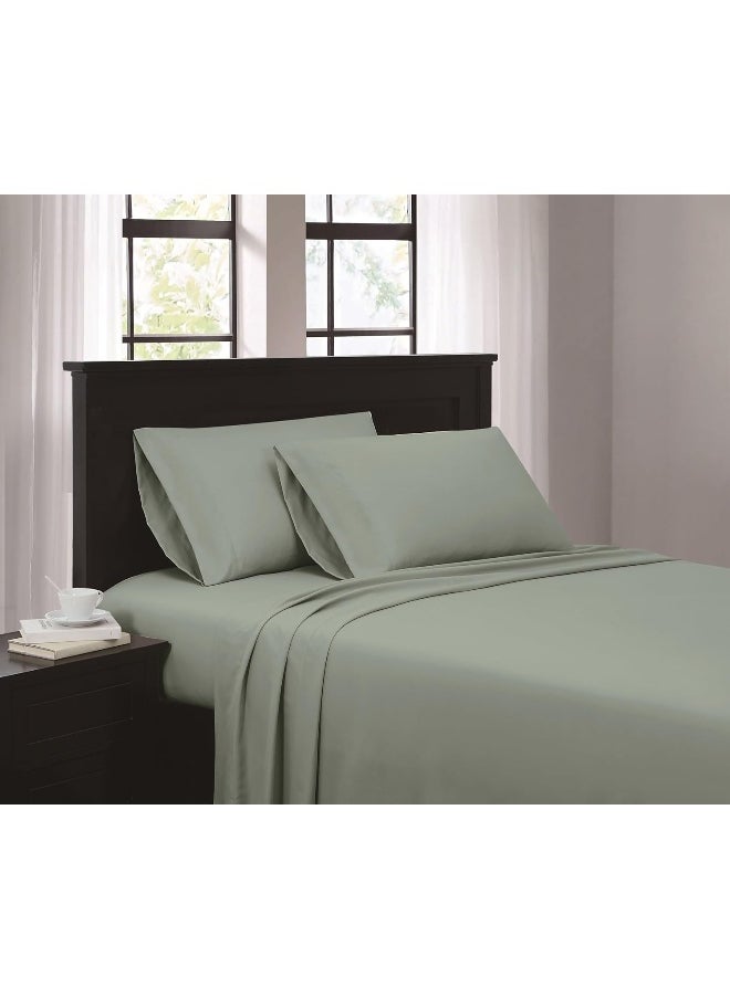 Truly Soft Everyday Green Queen Sheet Set