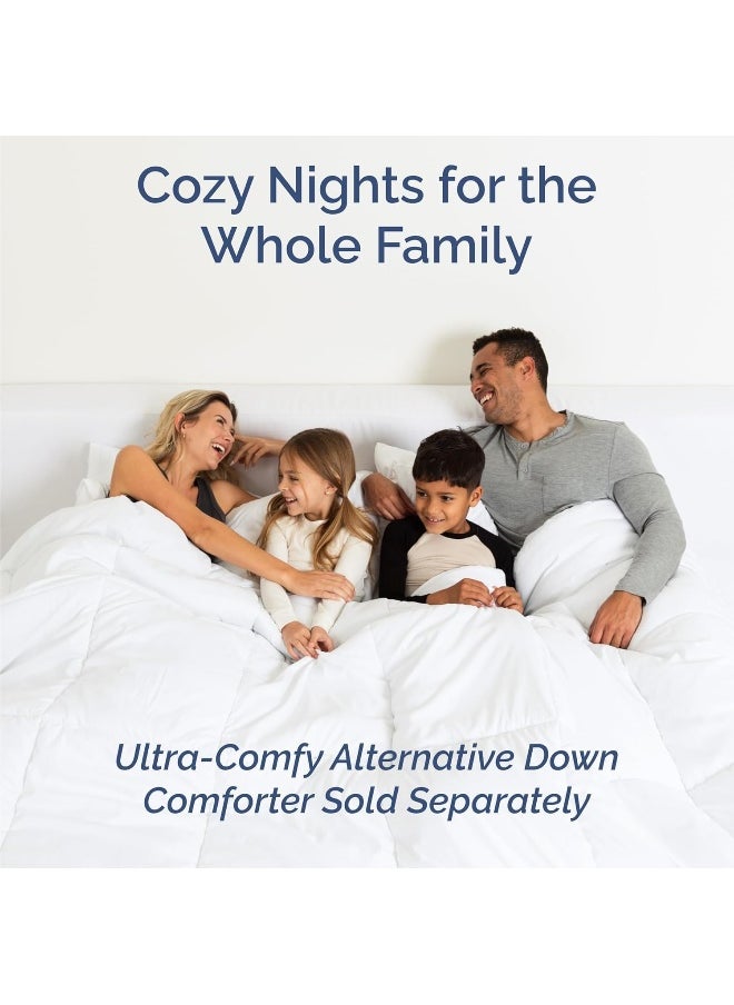 King 6 Piece Sheet Set - Breathable & Cooling Bed Sheets - Hotel Luxury Bed Sheets for Women, Men, Kids & Teens - Comfy Bedding w/Deep Pockets & Easy Fit - Soft & Wrinkle Free - King White Sheets