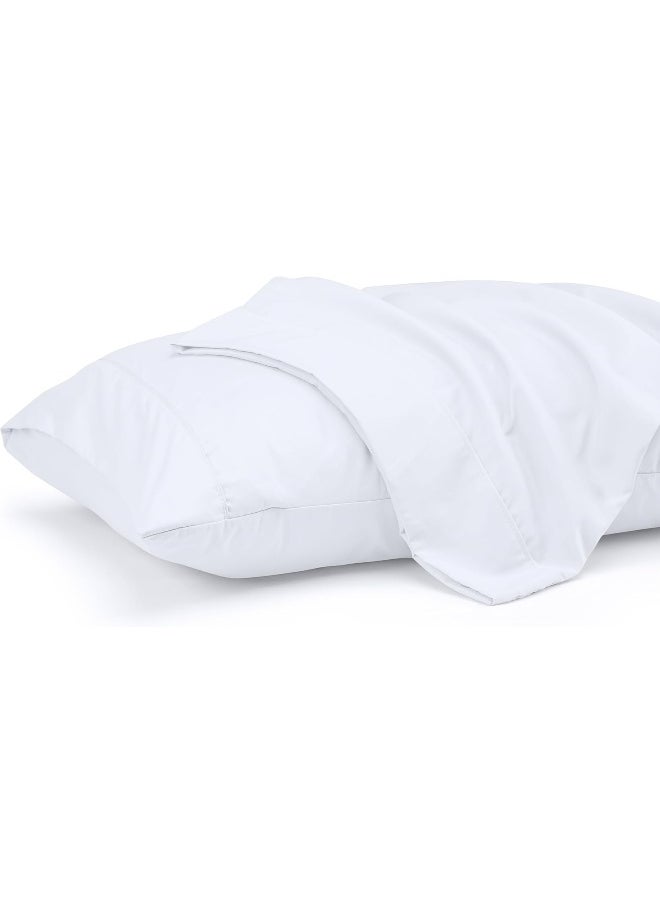 Utopia Bedding Queen Pillow Cases - 2 Pack - Envelope Closure - Soft Brushed Microfiber Fabric - Shrinkage and Fade Resistant Pillow Covers 20 X 30 Inches (Queen, White)