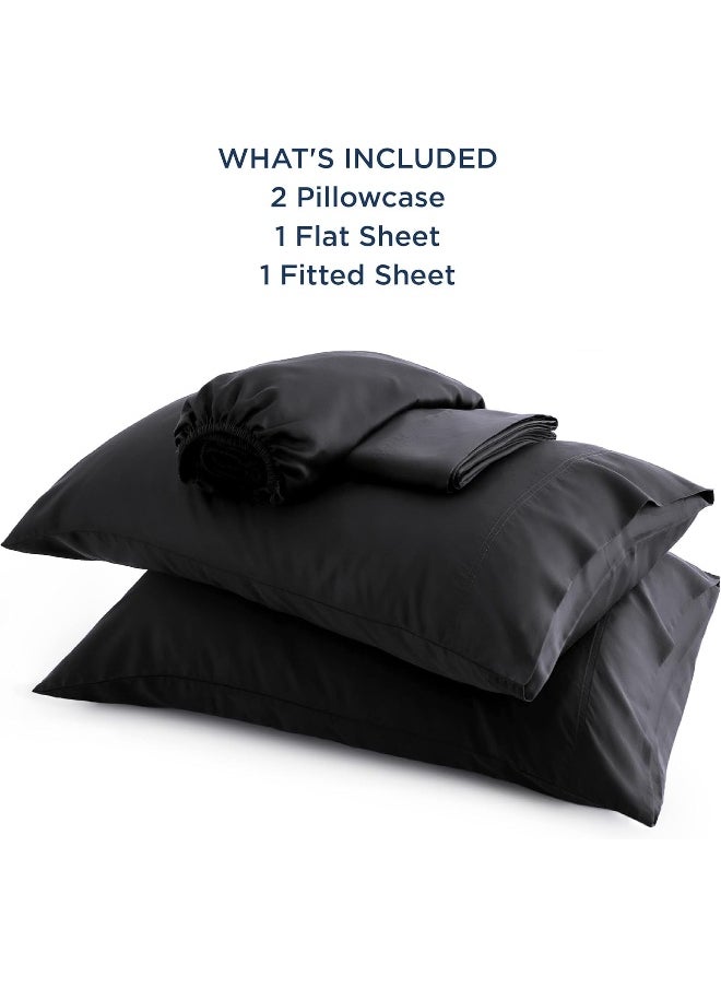 Bedsure Queen Sheets, Rayon Derived from Bamboo, Queen Cooling Sheet Set, Deep Pocket Up to 16