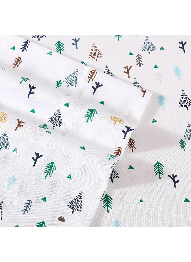Eddie Bauer Kids - Full Size Sheets, Stain Resistant Kids Bedding, Ideal for Toddler Bedding Set (Dreamland Green, Full)