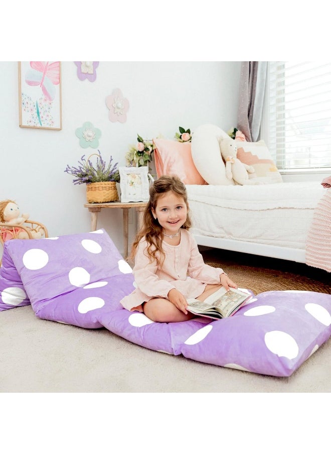 Butterfly Craze Girl's Floor Lounger Seats Cover and Pillow Cover