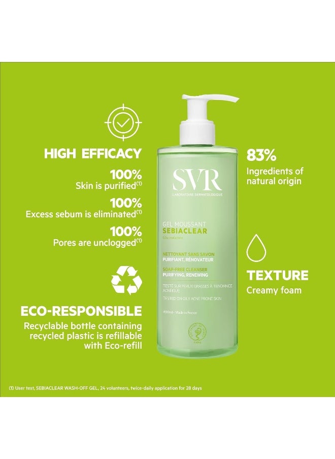 Sebiaclear Gel Moussant 400 Ml