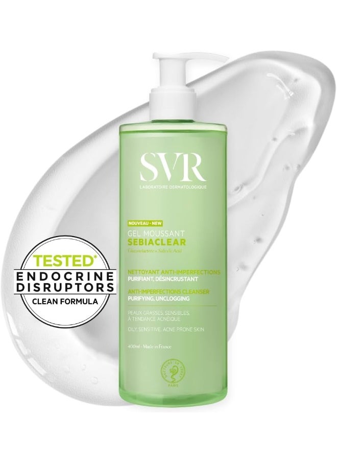 Sebiaclear Gel Moussant 400 Ml