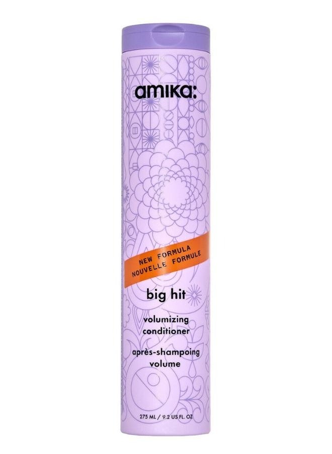 Amika Big Hit Volumizing Conditioner – Weightless Hydration & Fullness Boost for Fine to Medium Hair, 275ml