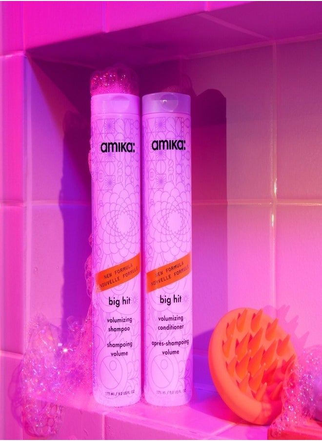 Amika Big Hit Volumizing Conditioner – Weightless Hydration & Fullness Boost for Fine to Medium Hair, 275ml
