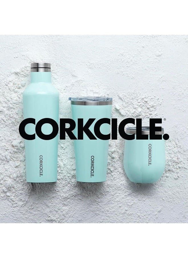 Corkcicle Classic Triple Insulated Coffee Mug with Lid, Gloss White, 24 oz – Stainless Steel Travel Tumbler Keeps Beverages Cold 9+hrs, Hot 3hrs – Cupholder Friendly Travel Coffee Tumbler