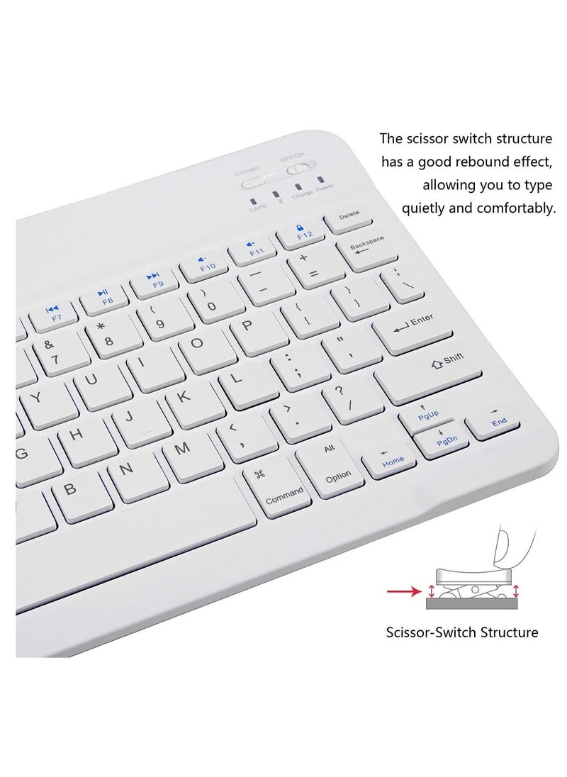 Bluetooth Keyboard and Mouse Combo Rechargeable Portable