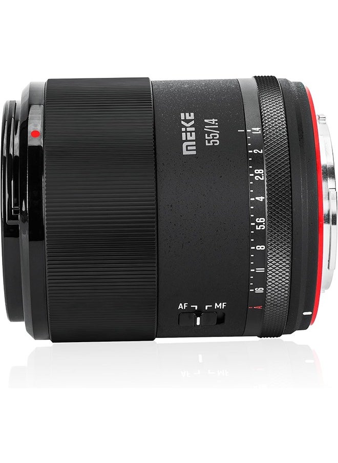 Meike 55mm F1.4 Standard Aperture APS-C Frame AF STM Lens Auto Focus Fixed Prime Portrait Lenses for Nikon Z Mount Mirrorless Cameras Z30 Z50 Z fc