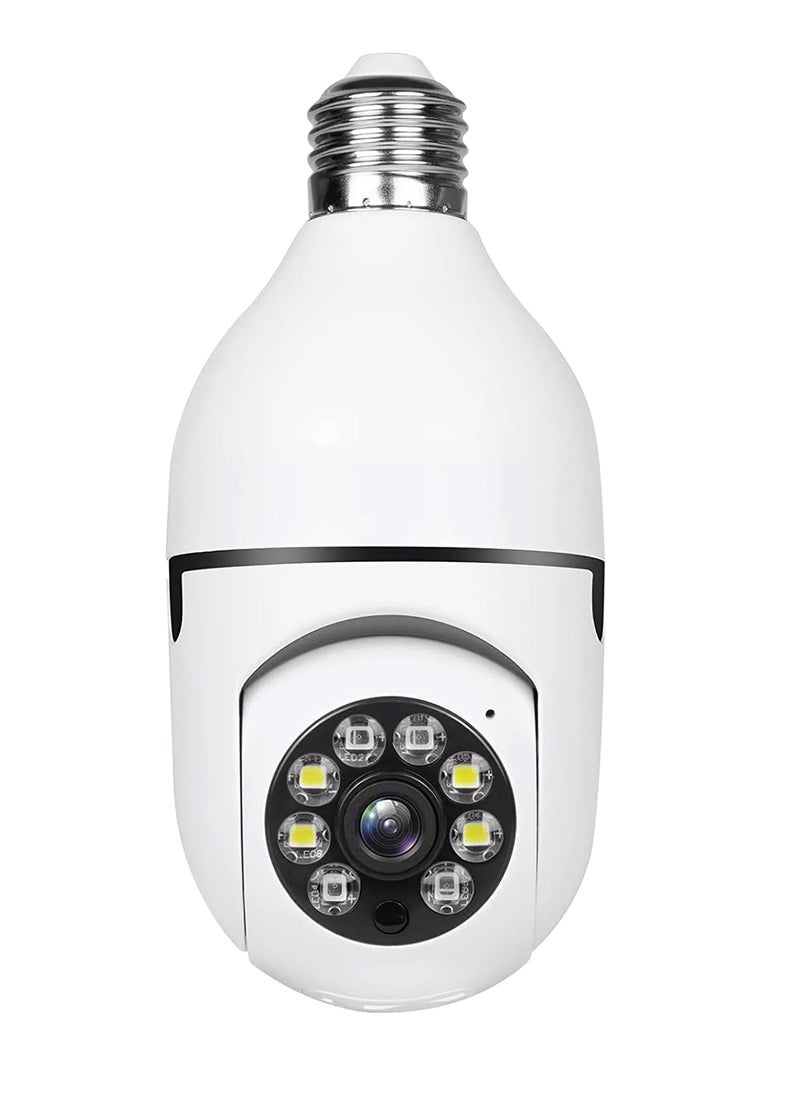 SHARPDO 1080P Light Bulb HD Night Vision Camera, 360-Degree Rotation, WiFi Home Security Monitoring