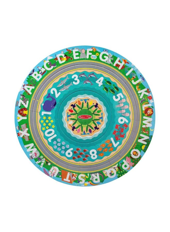 Melissa & Doug Round the Shore Tracks Floor Puzzle (48 Pieces)