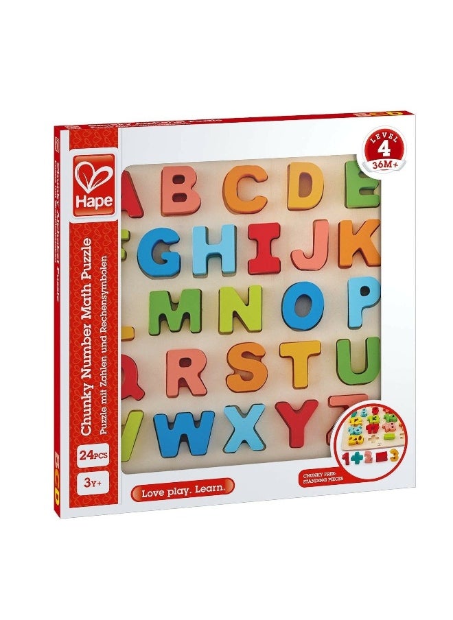 Hape Chunky Alphabet Puzzle (27 Pieces)