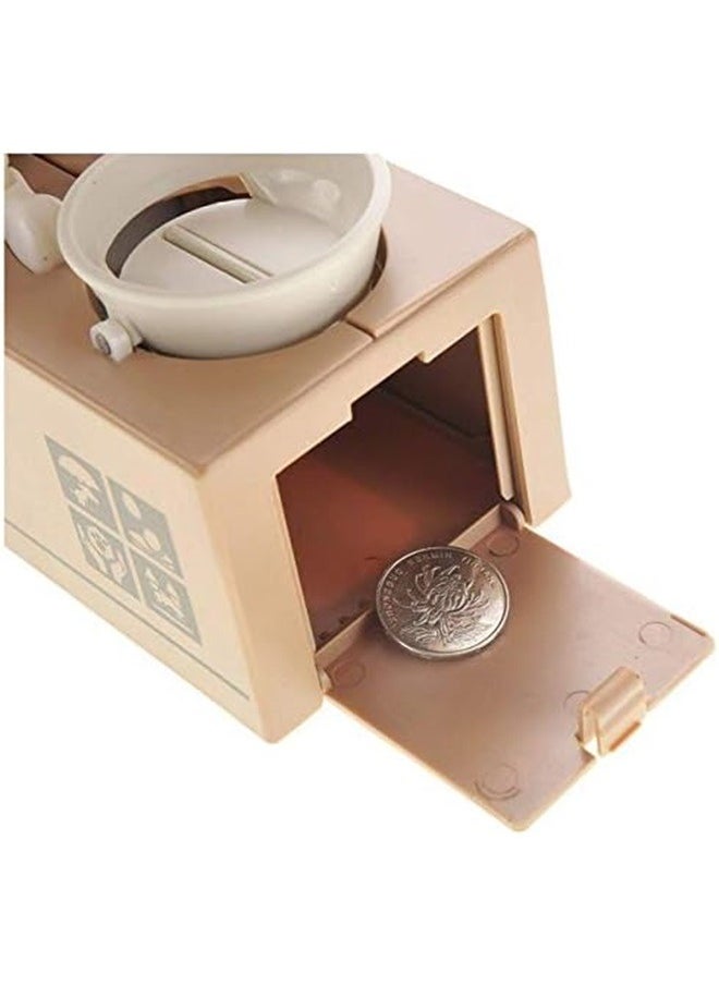 My Dog Piggy Bank - World's Cutest Doggy Coin Money Box, Animated Battery Operated Robotic Hungry Puppy Toy Savings Bank