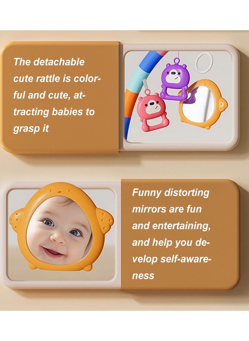 Baby Play Mat Baby Gym,Funny Play Piano Tummy Time Baby Activity Mat with 5 Infant Sensory Baby Toys, Music and Lights Boy & Girl Gifts for Newborn Baby