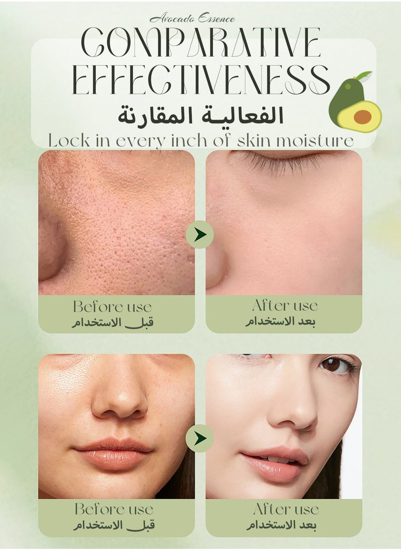 Organic Avocado Skincare Set, 6 In 1 Skincare Gift Set With Facial Cleanser, Face Serum, Face Cream, Eye Cream, Toner & Lip Balm, Anti-Aging Skin Care Kit For Women, Birthday Gifts Set For Teen Girls