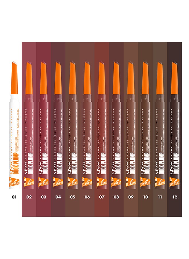 Duck Plump Plumping Lip Liner Lip Liner Up To 10 HR Wear Matte Finish Syringe Sienna