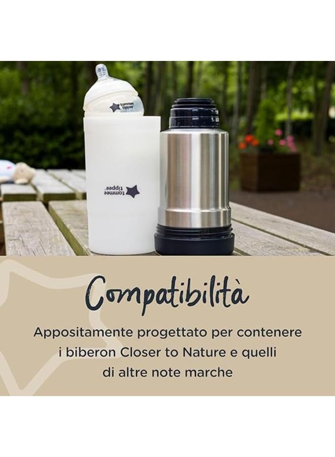 Tommee Tippee Closer To Nature Travel Bottle & Food Warmer, White
