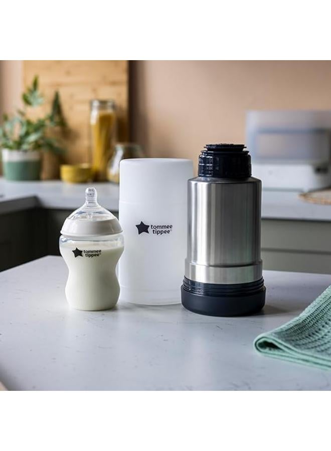 Tommee Tippee Closer To Nature Travel Bottle & Food Warmer, White