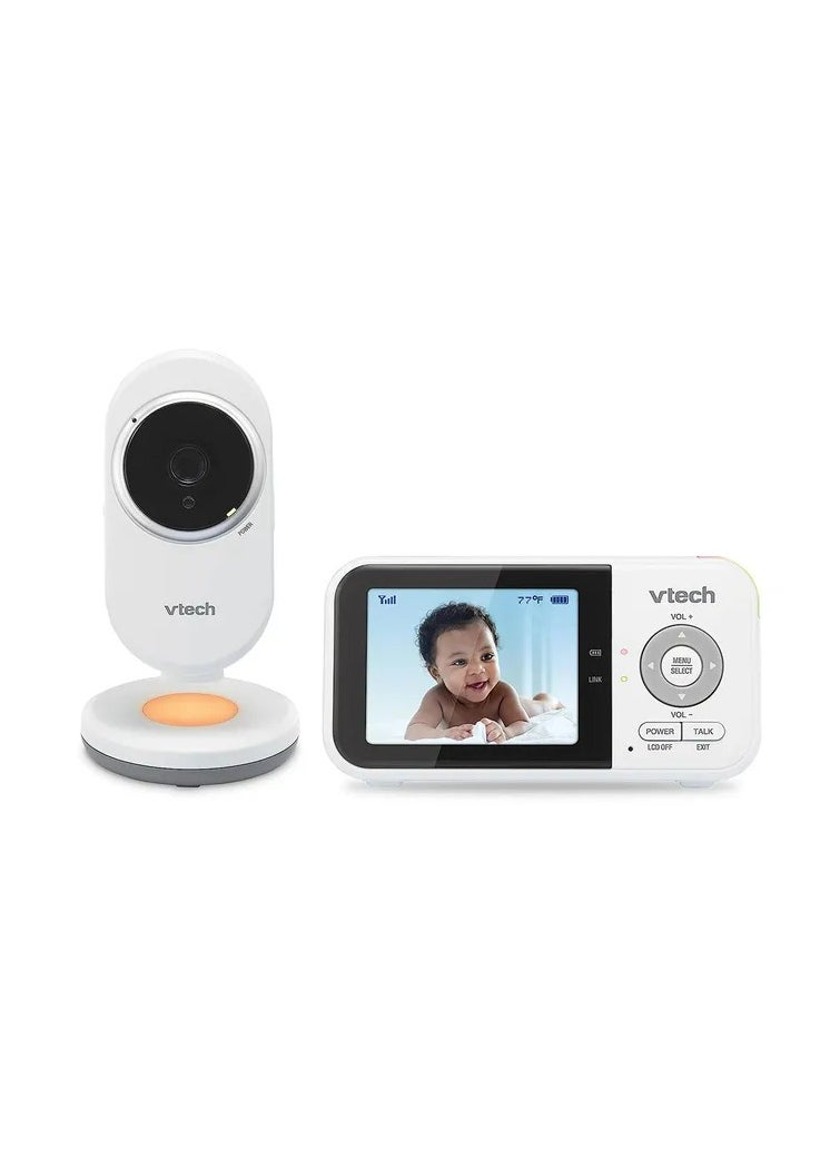 Vm819 Baby Monitor, 2.8 Inch Screen, Night Vision, 2 - Way Audio, Temperature Sensor And Lullabies, Secure Transmission No Wifi
